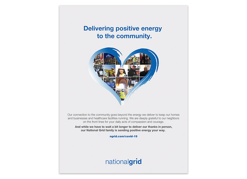 National Grid Creative Services National Grid Covid-19 Brand Ad