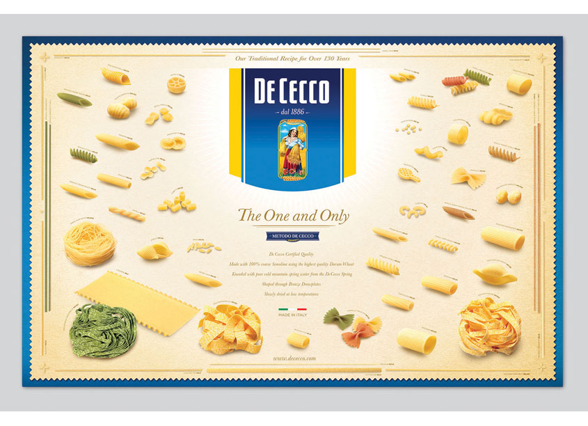 De Cecco Pasta Poster by Cuticone Design