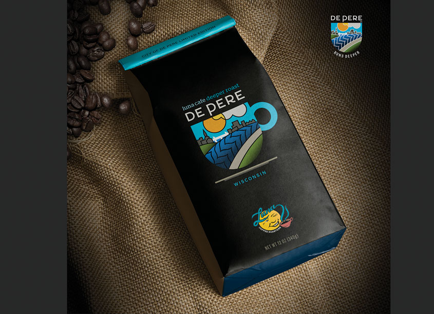 De Pere Deeper Roast Coffee Bag by sparc