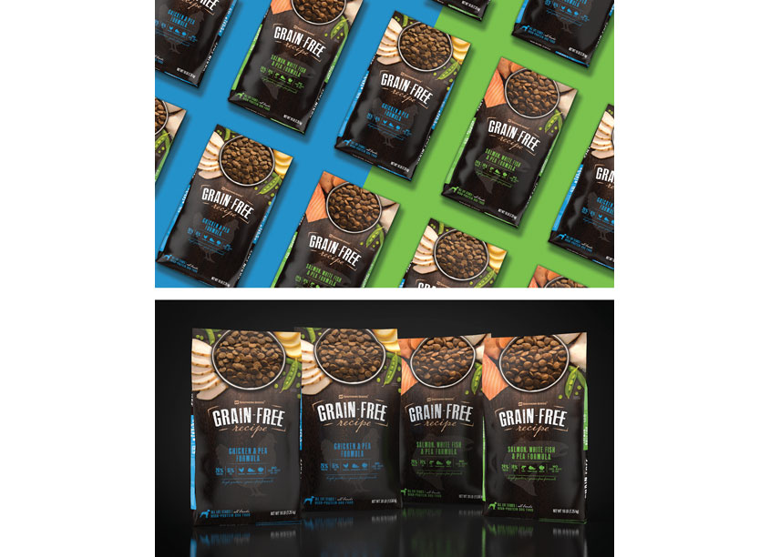 Grain-Free Dog Food Redesign by COHO Creative