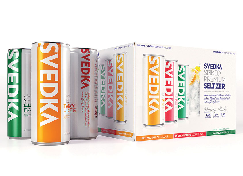 SVEDKA Spiked Premium Seltzer by BRIGADE