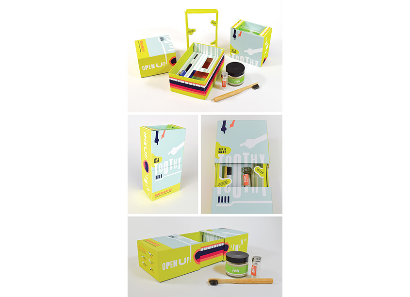Drexel University, Westphal College of Media Arts & Design, Grap Toothy Sustainable Brushing Kit