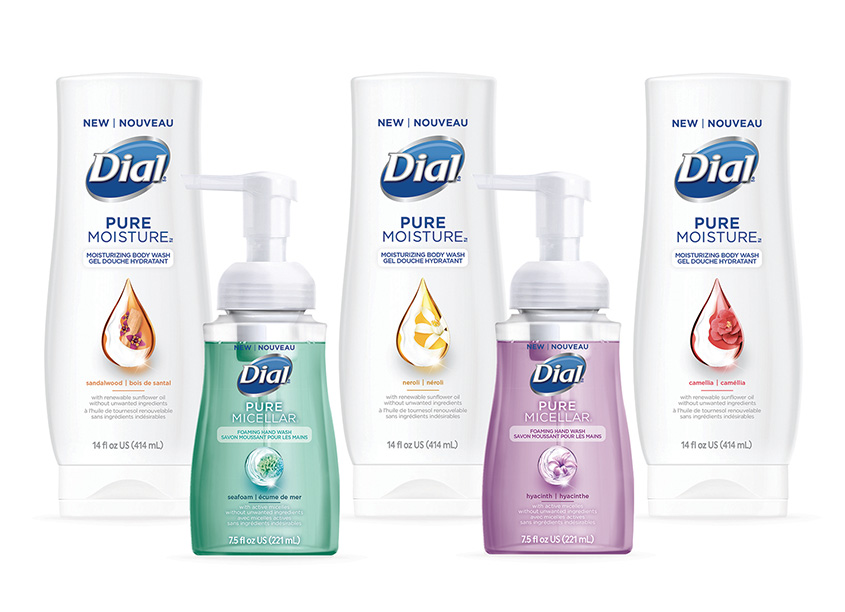 Dial Pure Moisture Packaging Design by Smith Design