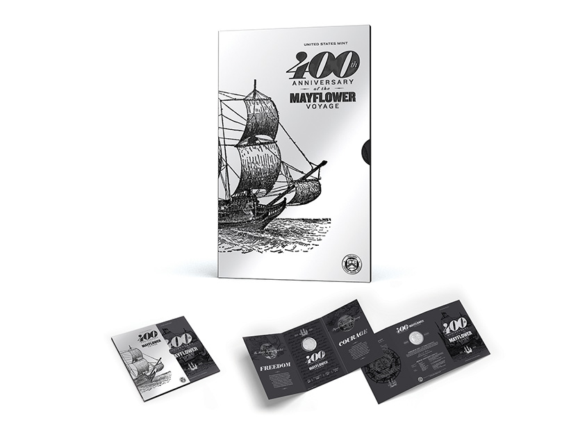 Andon Guenther Design, LLC Mayflower 400th Anniversary Coinfolio