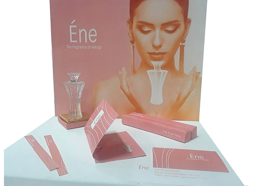 E'NE Fragrance Package Design by Tru Fuel Real Good Beverage Innovations Group LLC