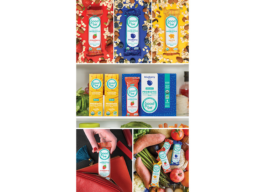 Goodbe Probiotic Granola & Yogurt Bar Package Design by DuPuis Group