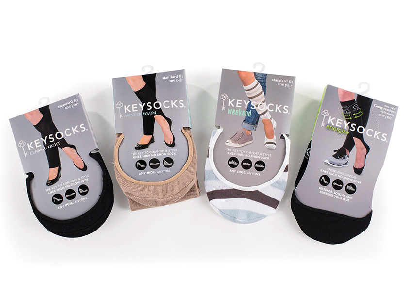 Keysocks Packaging by Ionic Communications Group
