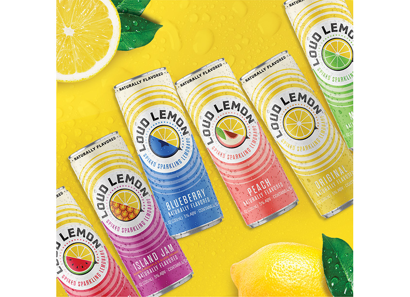 Loud Lemon Spiked Sparkling Lemonade by Eleven