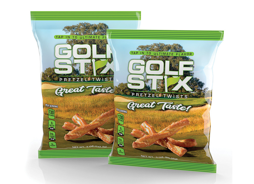 Cyber Graphics Golf Stix Packaging