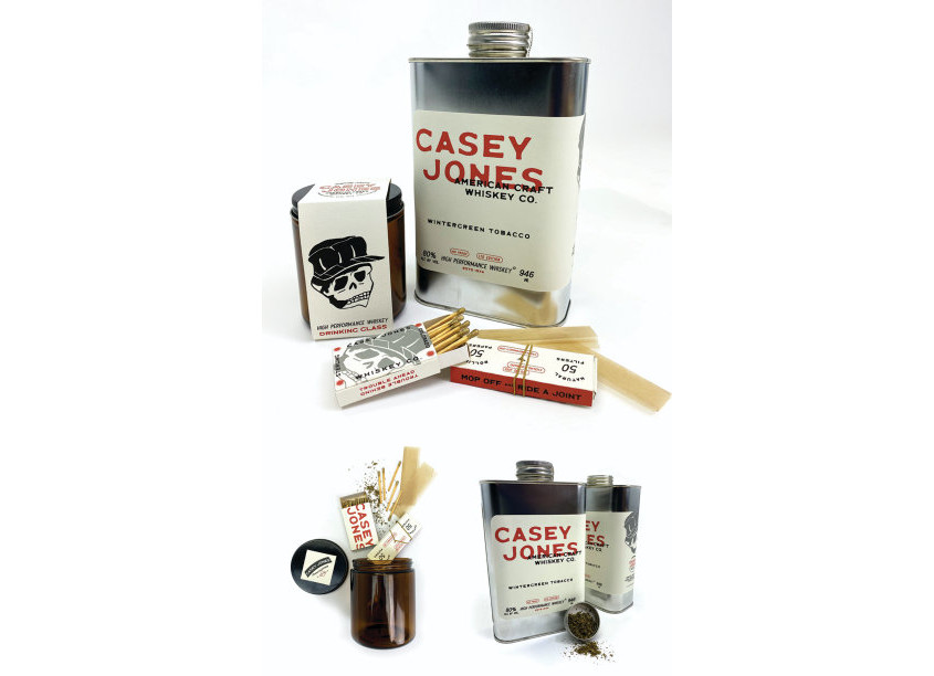 Casey Jones Craft Whiskey by Auburn University