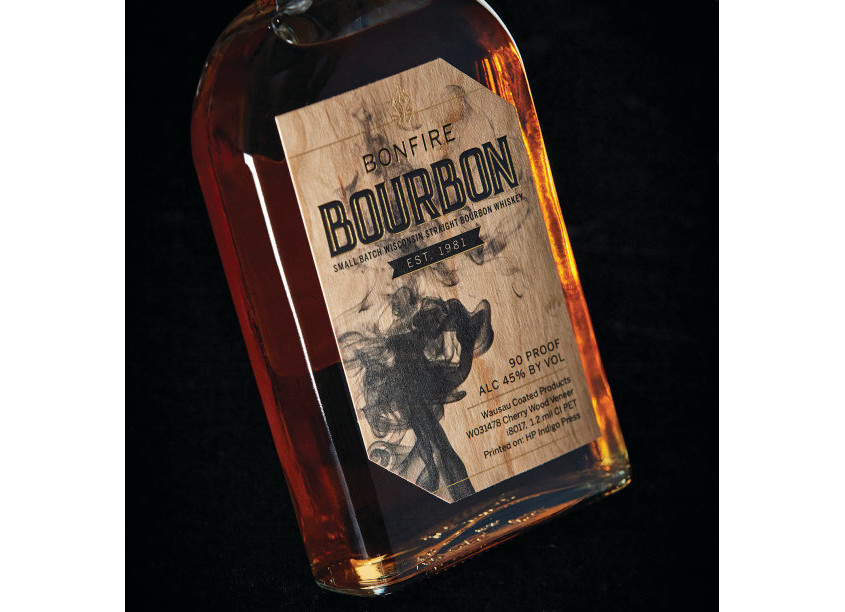 Bonfire Bourbon Label by BrandDirections