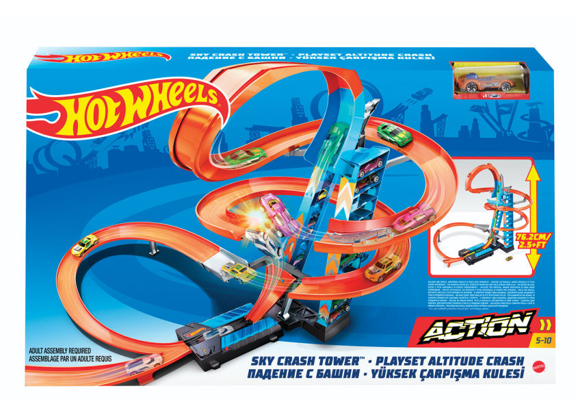 Mattel, Inc. Hot Wheels® ACTION Sky Crash Tower