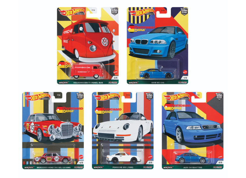 Mattel, Inc. Hot Wheels® Premium Car Culture Mix 3 Deutschland Design
