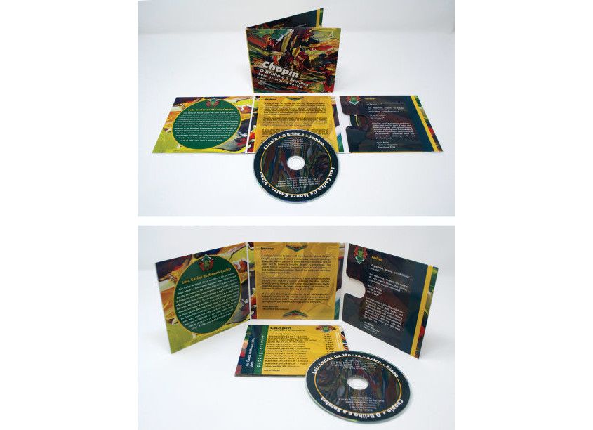 Chopin O Brilho e a Sombra CD Packaging by Steers Studios