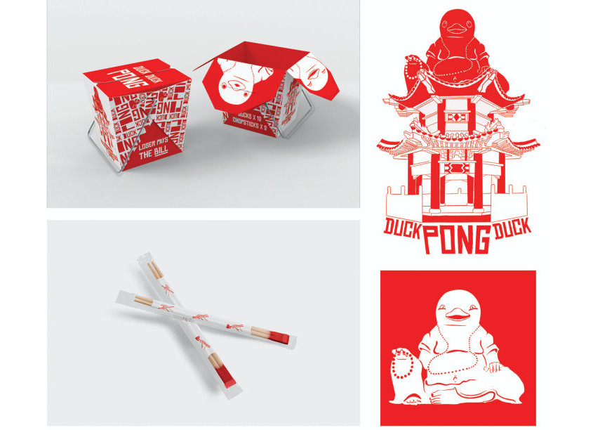 Savannah College of Art and Design (SCAD) Duck Duck Pong Packaging
