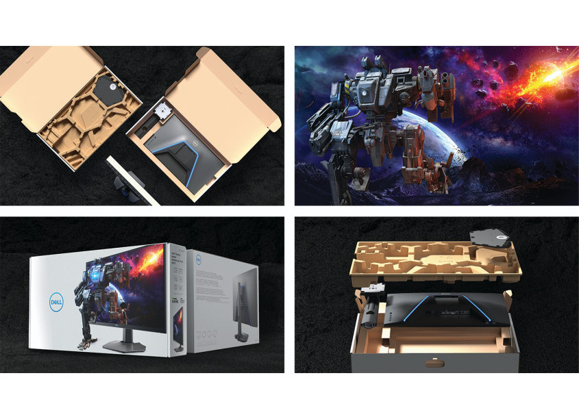 Dell S Series Gaming Display Packaging by Dell Technologies, Experience Innovation Group