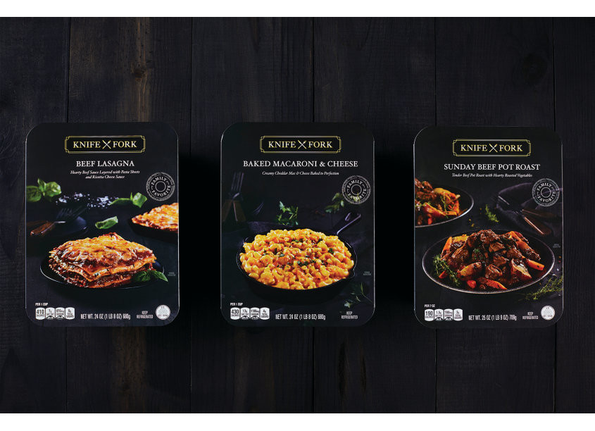 The Creative Pack Knife and Fork Prepared Meals