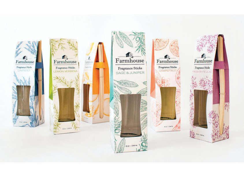 Farmhouse Fragrance Sticks Box by Elissa Von Letkemann Art & Design