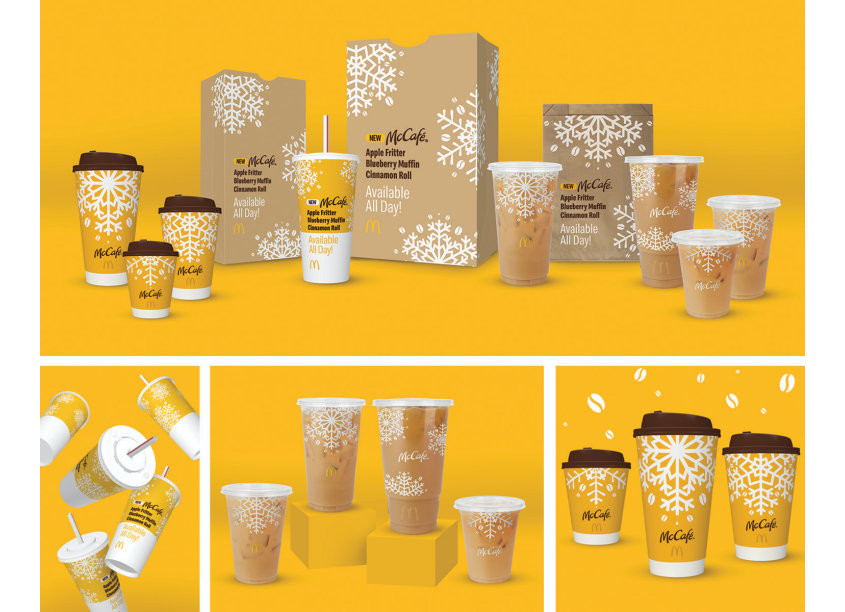 McCafé Holiday Packaging by Boxer Brand Design