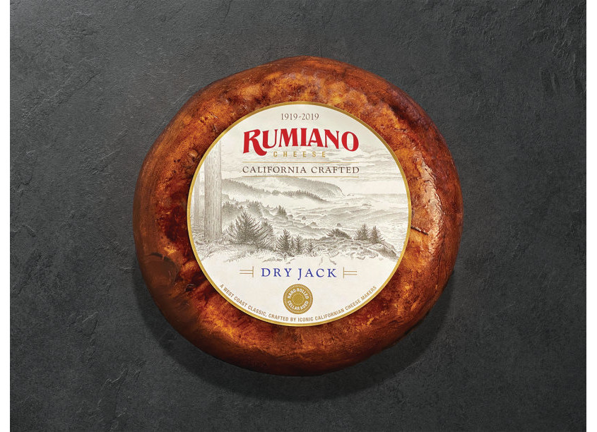 Rumiano Cheese Crafted Dry Jack Wheel by Gauger + Associates