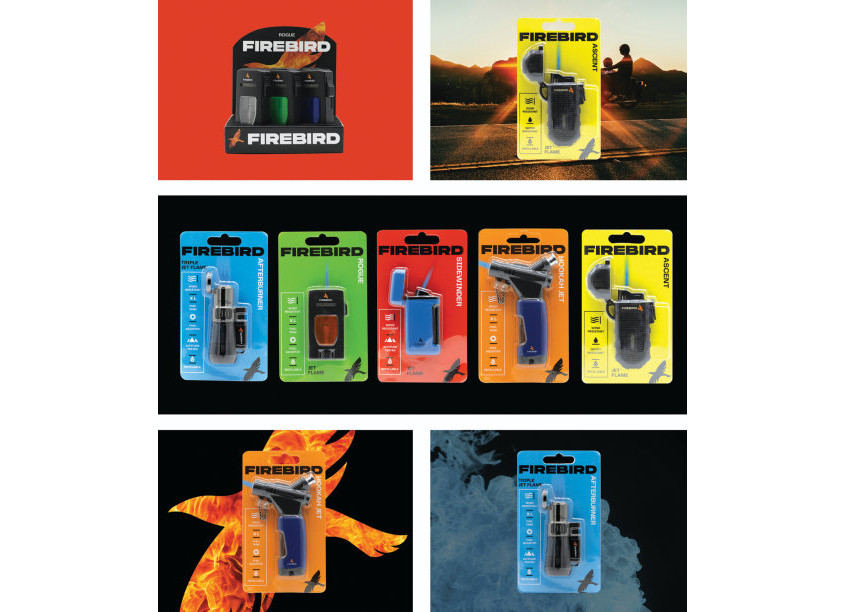 Firebird Lighter Packaging by Marine Lane