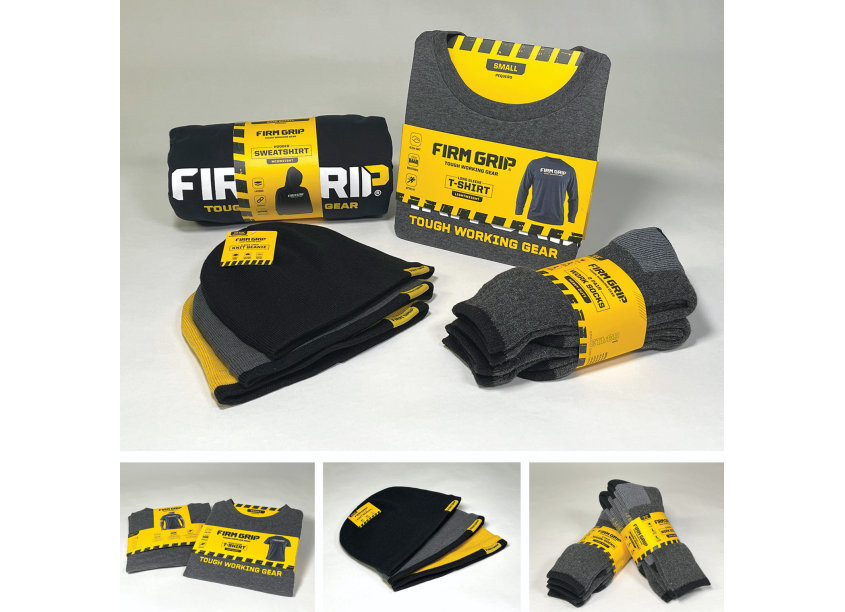 Firm Grip Work Wear Packaging by The Hillman Group