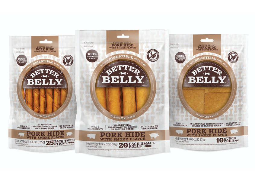 Better Belly® Pork Hide Chews by Spectrum Brands - Global Pet Care and Home & Garden
