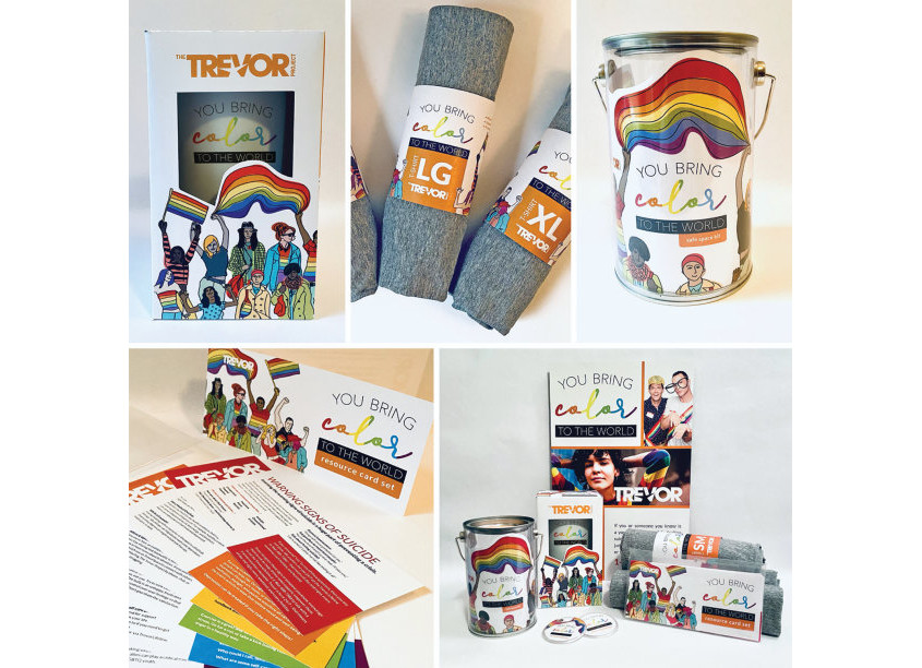 THE TREVOR PROJECT Rebrand by Kennesaw State University/School of Art & Design/Graphic Communications
