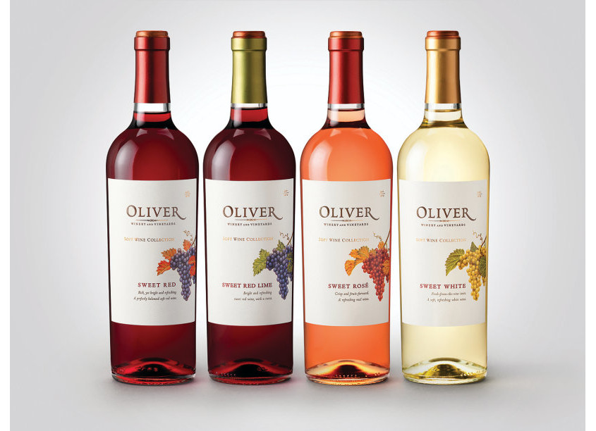Oliver Soft Wine Collection Redesign by Affinity Creative Group
