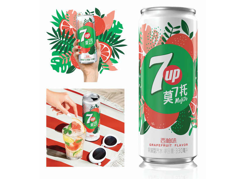 7UP Moji7o Grapefruit by PepsiCo Design & Innovation