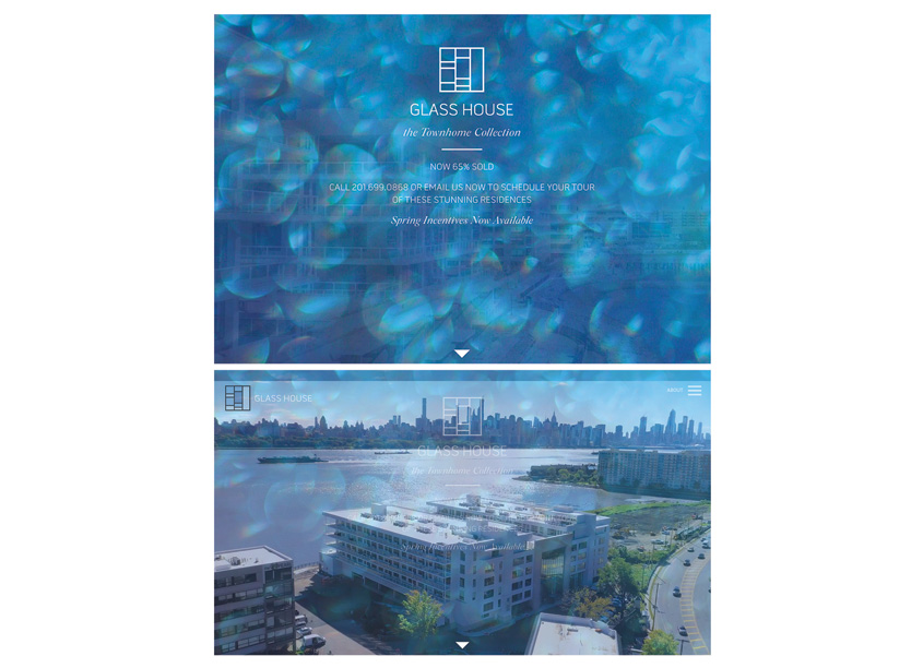 The Glass House Website by Mermaid, Inc.