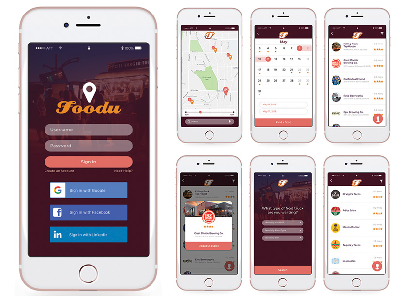 Foodu Mobile App by CuriousMindz