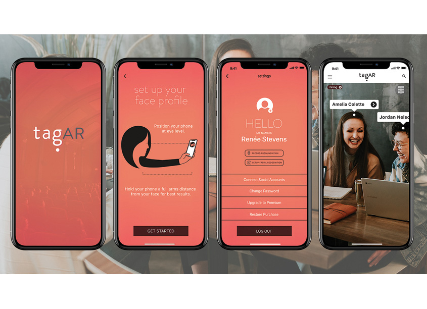 tagAR Augmented Reality Mobile App by Renée Stevens Design, LLC