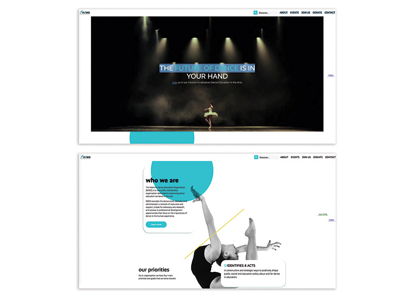 Drexel University, Westphal College of Media Arts & Design, Graphic Design Program NDEO Website Redesign