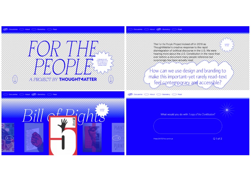 For The People Project by ThoughtMatter