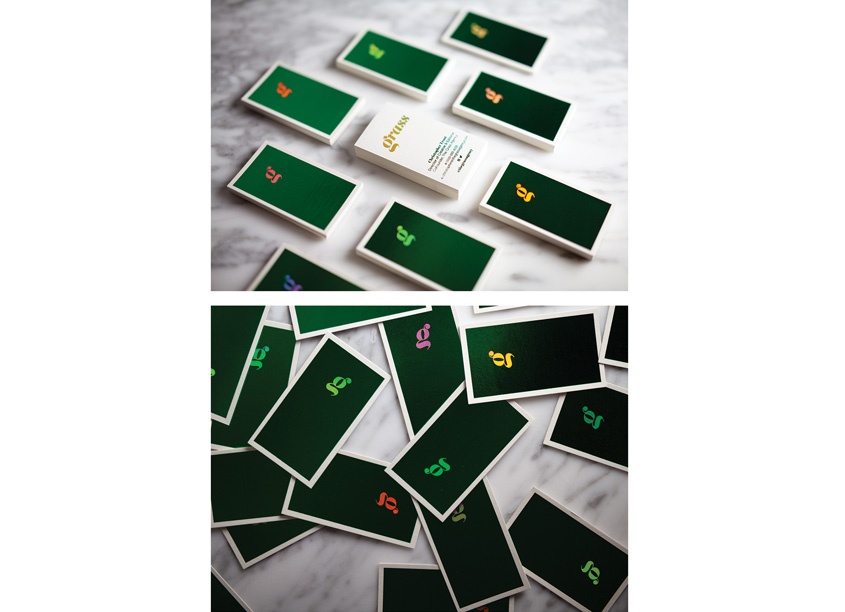 Grass Agency Business Cards and Case by The Grass Agency