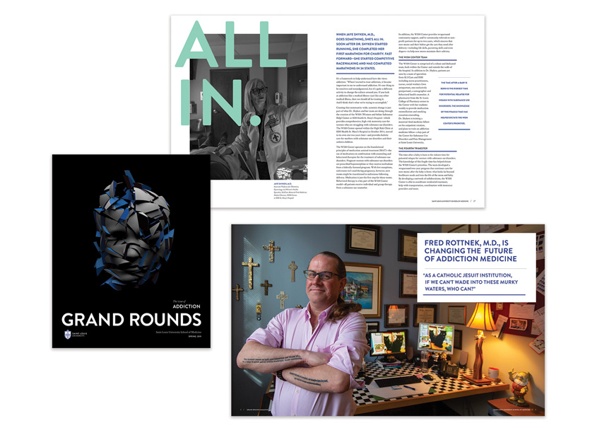 Grand Rounds, The Issue of Addiction, Spring 2019 by Werremeyer Creative