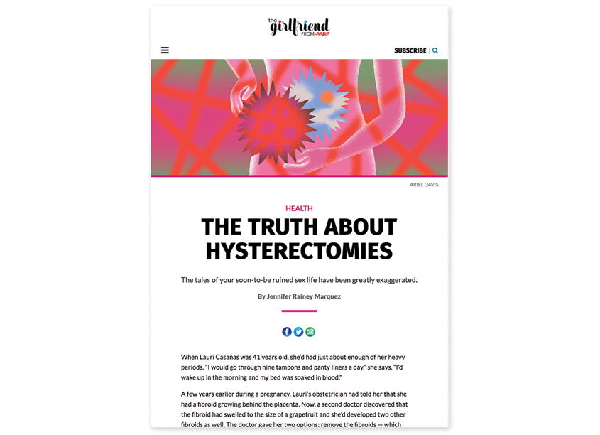 AARP Media The Truth About Hysterectomies