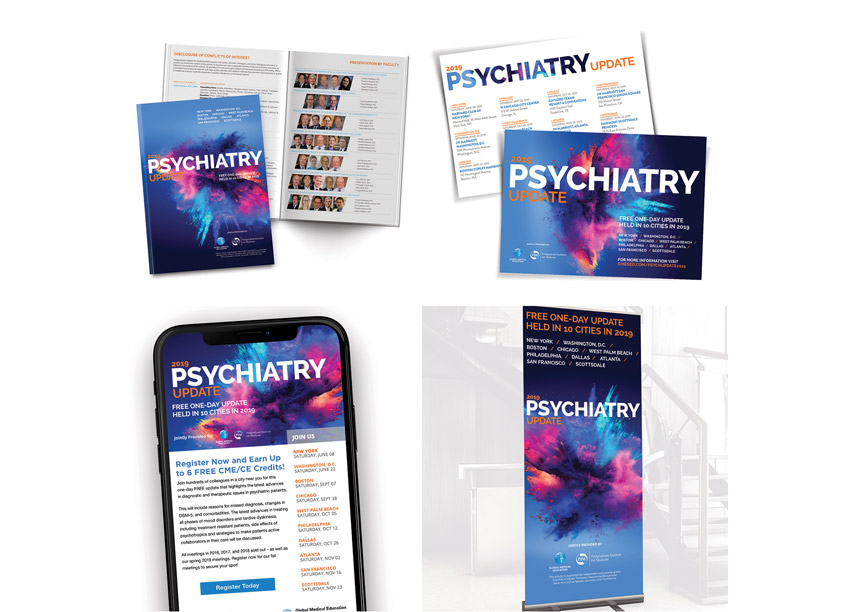 Creative CME 2019 Psychiatry Update Branding