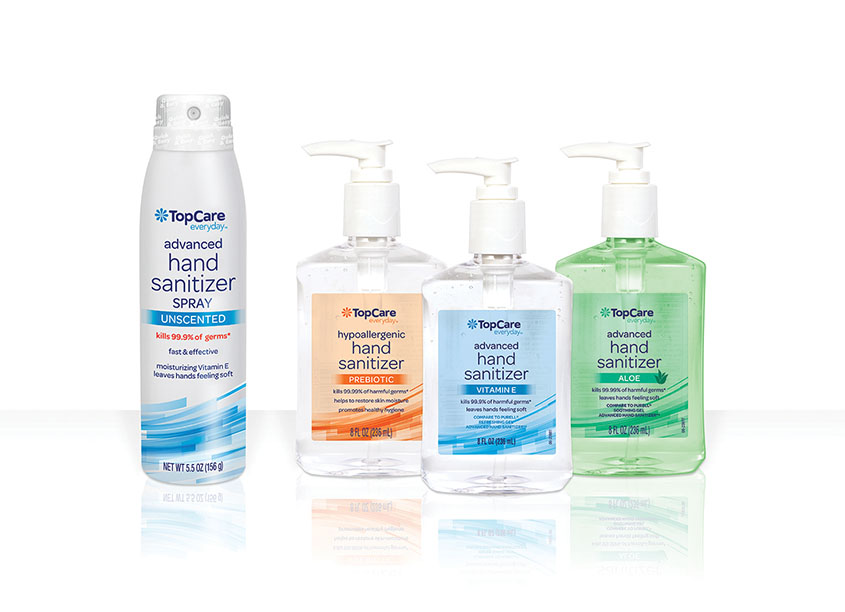 TopCare Hand Sanitizers – Pumps and Spray by Topco Associates, LLC