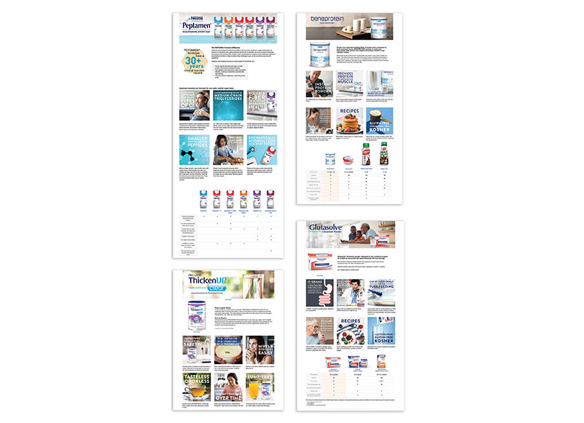 ICON Creative Agency Nestlé Medical Nutrition Amazon A+ Page