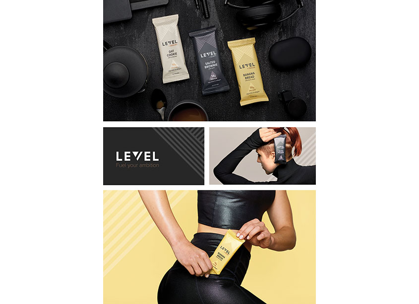 Level Bar Packaging Development by The DuPuis Group