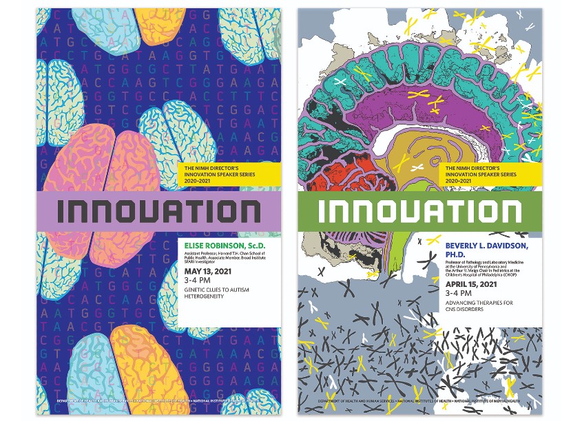 NIMH Director’s Innovation Speaker Series Poster by National Institutes of Health | NIH Medical Arts Branch