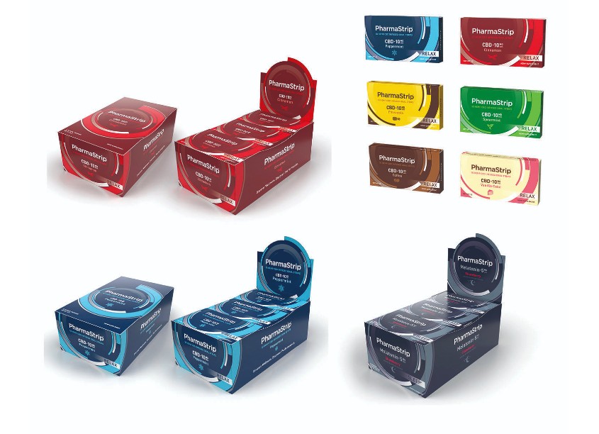 Affinity Creative Group PharmaStrip Flash Dissolve Oral Strips Packaging Design