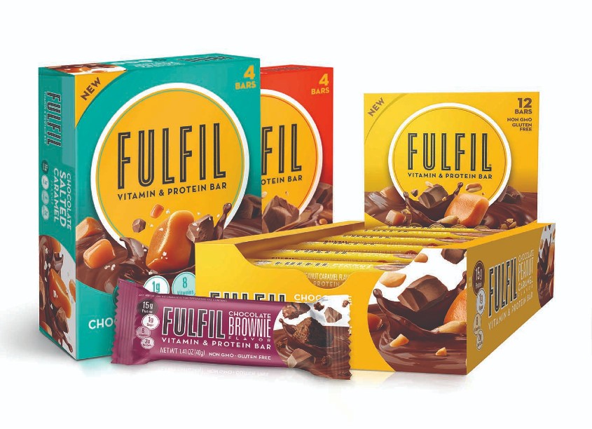 FULFIL Nutrition Vitamin & Protein Bar Package Design by Smith Design