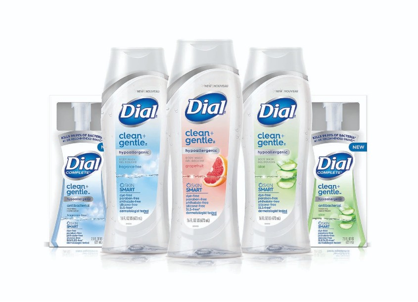 Dial Clean + Gentle Package Design by Smith Design