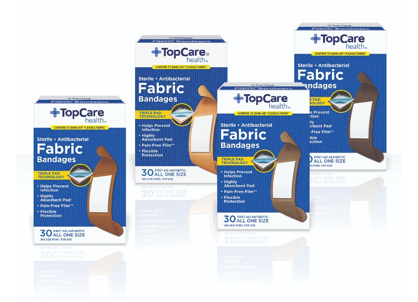 TopCare Flesh-Tone Fabric Bandages by Topco Creative Services