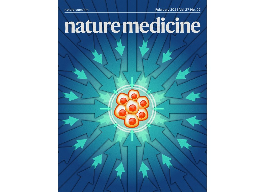National Institutes of Health | NIH Medical Arts Branch Nature Medicine Journal Cover, February 2021