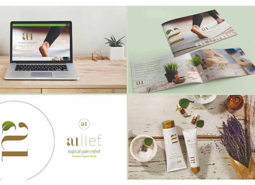 Aulief Brand and Identity by Wynk Design, Inc.