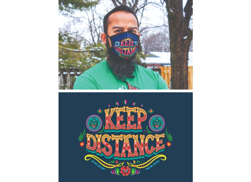 Open Door Design Studio (ODDS) Keep Distance Mask